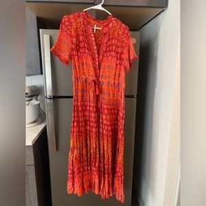 Free People Rare Feelings Midi Dress